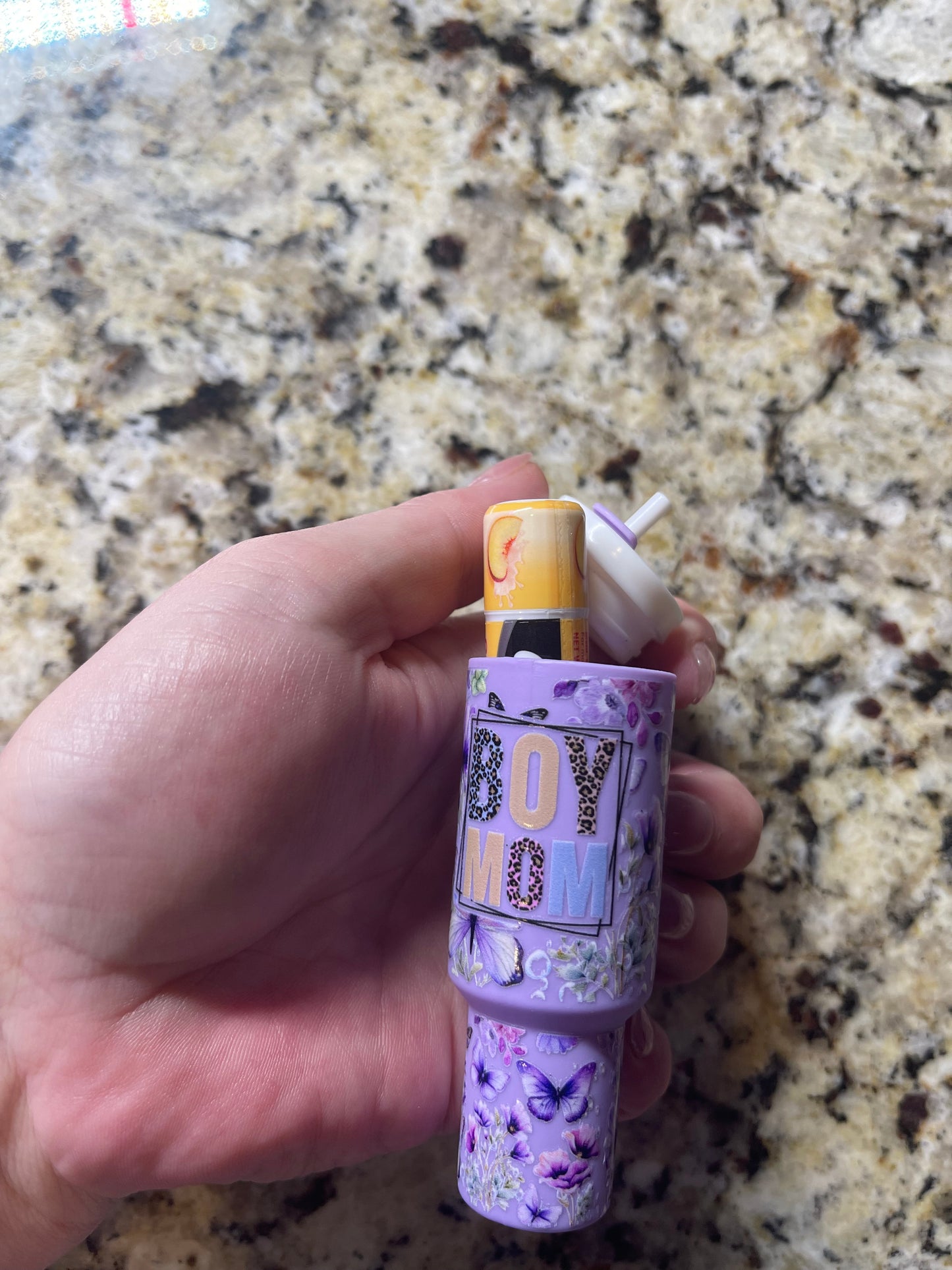 Mini Tumbler Chapstick Keychain Blank